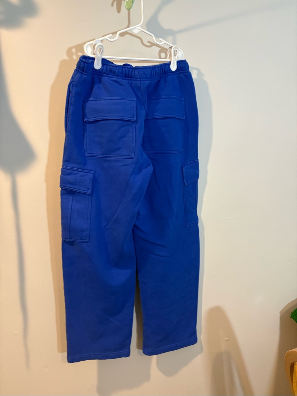 Woman’s Aritzia cargo Sweatpants in Royal Blue